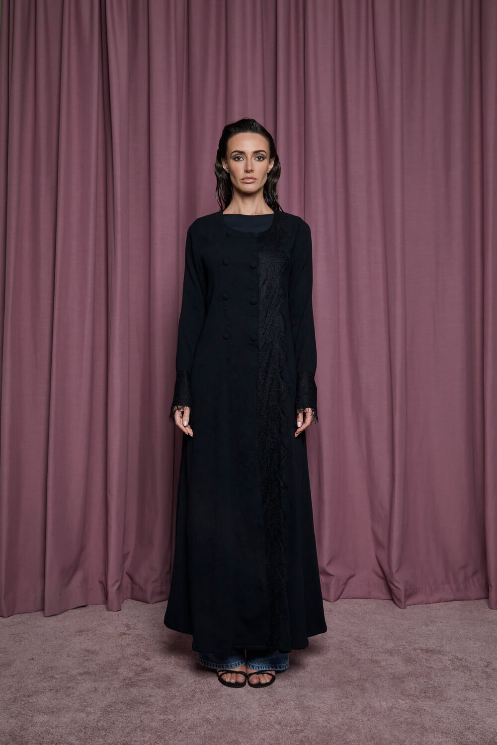 sachin and babi light blue dress Wedding Abaya- Ayda Sumayah