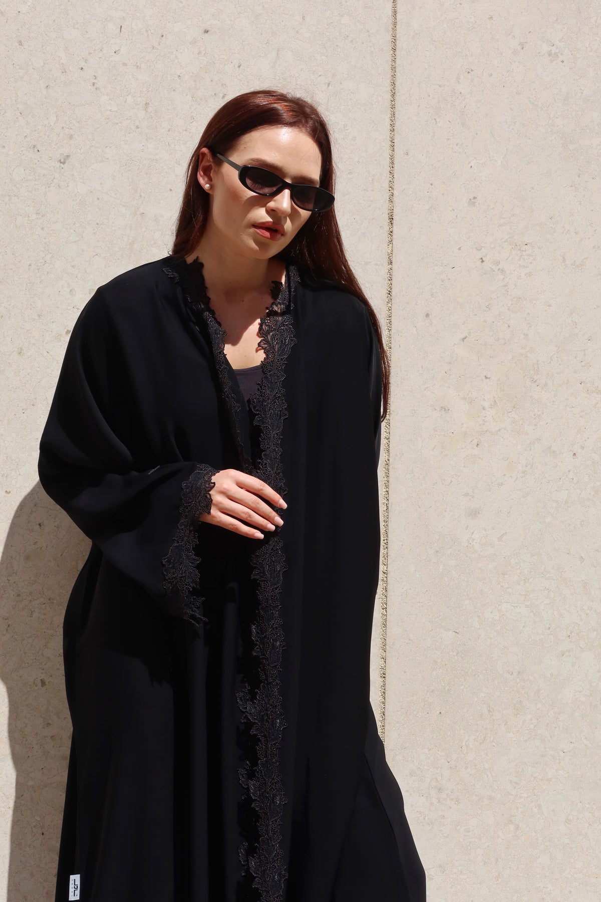 Lace Abaya S26016